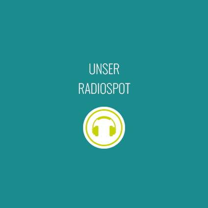 Hier findest du unseren Radiospot. Hier findest du unseren Radiospot.